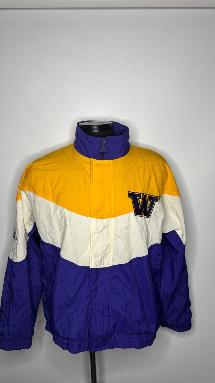 Vintage UW Huskies University Washington Apex One Full Zip Jacket Mens Large